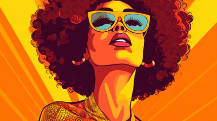 summer retro dot comic text background. positive pop art girl fashion kitch. party cartoon poster ba