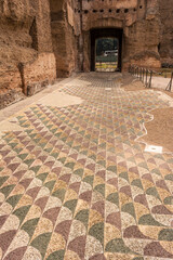 Wall Mural - Ruins of the Baths of Caracalla (Terme di Caracalla), one of the most important baths of Rome at the time of the Roman Empire.