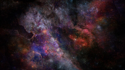 Wall Mural - image of the nebula in deep space. elements of this image furnished by nasa.