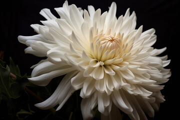 Poster - white Chrysanthemum