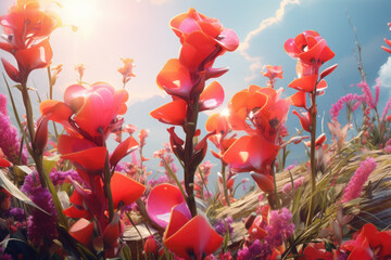 Wall Mural - Snapdragon flower