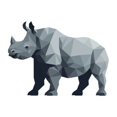 Wall Mural - Large rhinoceros design