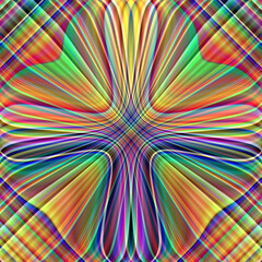 Sticker - Abstract coloring background of the gradient with visual wave,twirl,pinch and lighting effects