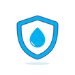Vector Water Protection Shield Illustration