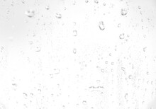 Water Drops On Glass Texture