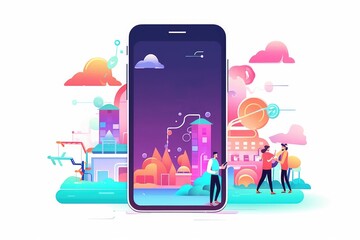 Mobile App Development illustration