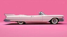 Vintage Car Pink Model