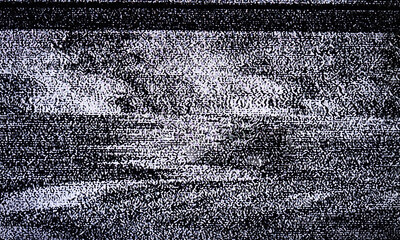 Wall Mural - old broken tv screen texture