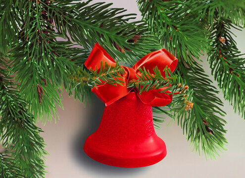 christmas red bells