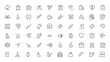 © jahandsign - Medicine and Health symbols - minimal thin line web icon set. Outline icons collection. Simple vector illustration