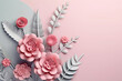 Contemporary Mother's Day background with decorative elements