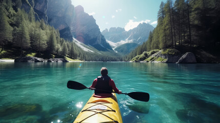 girl canoe or kayak adventure