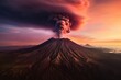 atemberaubender Vulkan