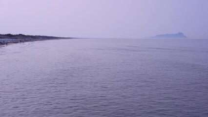 Wall Mural - The coastline of Circeo National Park on a summer morning, Italy
