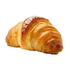 Sticker - Croissant isolated on white background