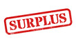 © HTGanzo - Surplus red rubber stamp isolated on transparent background with distressed texture effect
