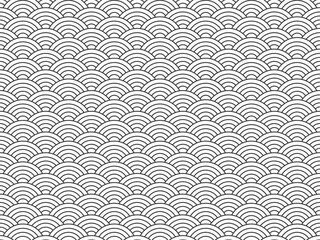 vector background of white japanese wave pattern, vector 10 eps.