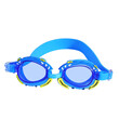 Child glasses for swimming isolated on transparent background. Swimming goggles isolated. Blue swim goggle
