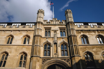 Canvas Print - The College of Corpus Christi and the Blessed Virgin Mary, University of Cambridge, England, UK