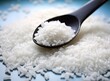 © pvl0707 - Dry white rice и spoon created with Generative AI technology