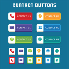 Wall Mural - web design elements