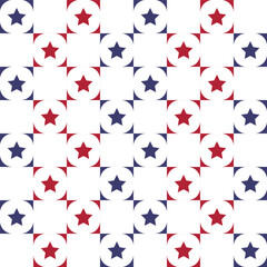 Patriotic american flag banner, Happy Independence Day star card in vector format, Vector Illustration of Stars Background for Celebration Holiday American President Day, memorial day