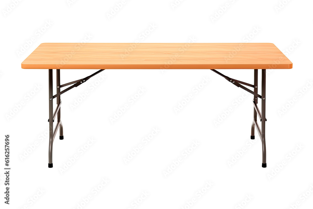 folding table isolated on a transparent background, generative ai Stock ...