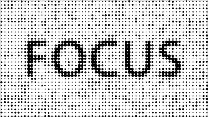 Wall Mural - focus comical dots halftone background animation
