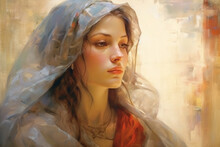 Virgen Del Carmen, Blessed Virgin Mary. Faith, Bible, Theology, Mother Of God, Christianity, Carmel. Mother Of Jesus Christ, One Of The Central Figures Of European And World Culture. Generative AI