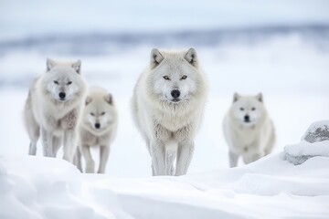  Majestic Arctic Wolves