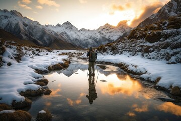 Wall Mural - Alpine Wilderness Adventure