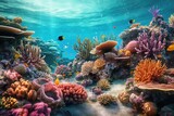 Fototapeta Fototapety do akwarium - Vibrant Coral Reefs