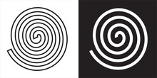  Illustration Vector Graphics Of Spiral Icon