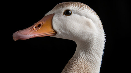 Poster - close up portrait of goose generative ai