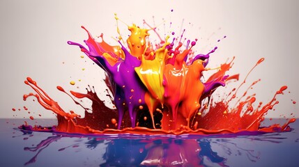 Wall Mural - abstract colorful background