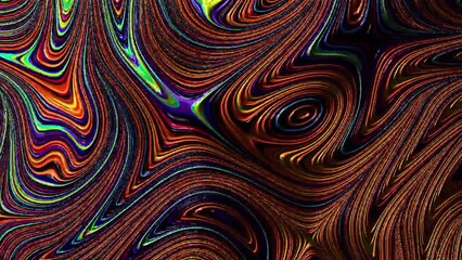 Wall Mural - abstract colorful neon marble, 3d mountain map relief texture with mixing liquid color. modern backg