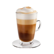 Viennese Coffee Or Espresso Con Panna Isolated On Transparent Background. Generative AI.