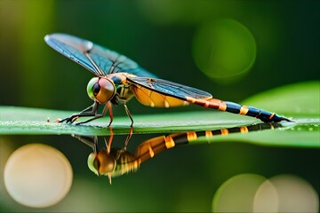 Wall Mural - dragon fly