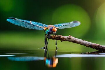 Wall Mural - dragon fly