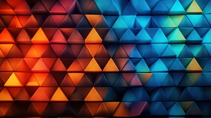 Abstract colorful wallpaper triangles