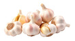 garlic isolated on transparent background
