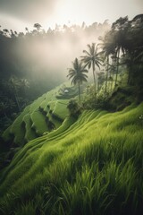 Poster - beautiful mountain scenery