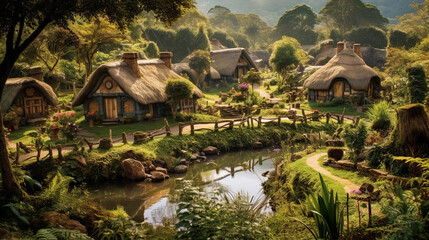 Green village aka hobbit town