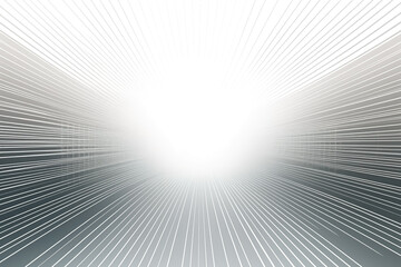 Wall Mural - Abstract minimalistic white futuristic corridor background. Ai generated