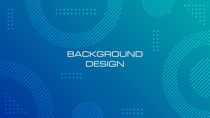 Modern blue background with geometric line element. Vector illustration