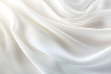 White Cloth Background Abstract,cloth Satin,soft Waves. 