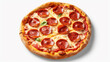 © Ahmad - pizza isolated on white background HD 8K wallpaper Stock Photographic Image