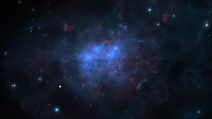 Wall Mural - interstellar journey seamless loop