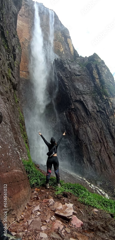 muro del salto angel en el parque nacional canaima venezuela Stock ...