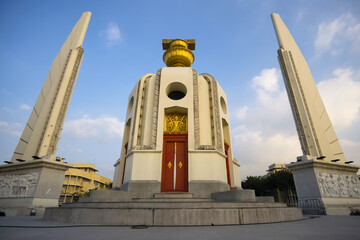 Moment of Democracy monument at Dusk (Bangkok, Thailand)